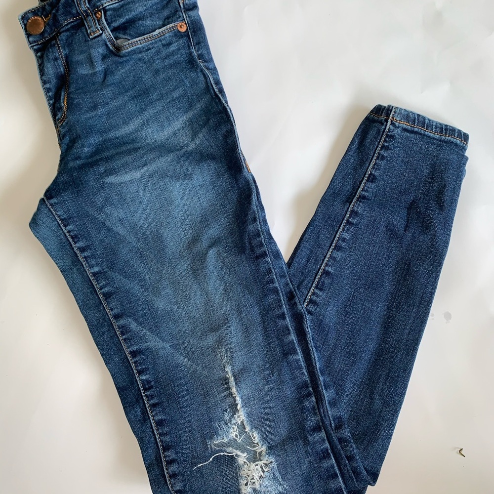 ripped sts blue jeans